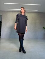 Vestido cargo Helena preto - Imagem 2