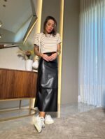 Cropped t-shirt Eloa avelã