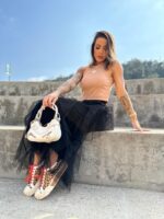 Cropped cavado Vivi marrom