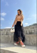 Cropped cavado Vivi marrom - Imagem 2