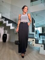 Blusa tela com top Brigite branca