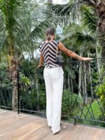 Calça pantacourt Yara off white - Imagem 2