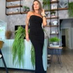 Vestido tomara que caia Laura preto