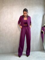 Calça Marjorie merlot