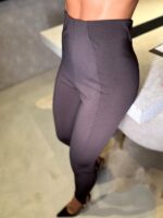 Calça fusô Yone marrom escuro - Imagem 3