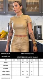 Cropped bengaline Sarah miragem - Imagem 3