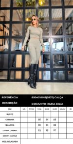 Conjunto Maria Julia caqui - Imagem 4