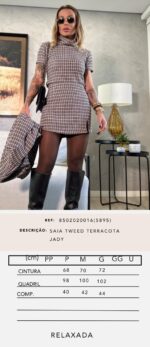 Saia Jady terracota - Imagem 3