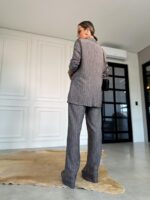 Blazer listrado Viviane grafite - Imagem 3