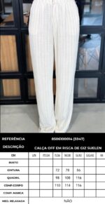 Calça Suelen natural - Imagem 4
