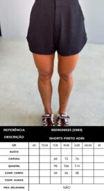 Shorts Adri preto - Imagem 3