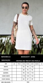 Vestido Paola cru - Imagem 3