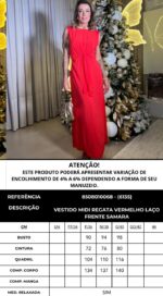 Vestido Samara vermelho - Imagem 3