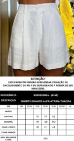 Shorts Thaissa branco - Imagem 4