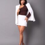 Shorts saia Cleo branco