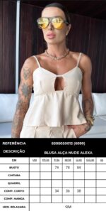 Conjunto Alexa nude - TAMANHO P - Imagem 5