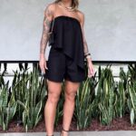 Conjunto linho preto - TAMANHO P