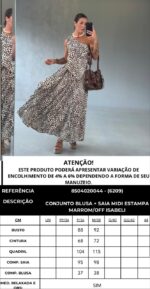 Conjunto Isabeli marrom - Imagem 3