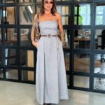 Vestido Silvane grafite