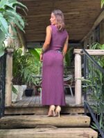 Vestido Romana cherry lacquer - Imagem 2