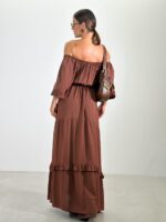 Vestido Alcione marrom - Imagem 2