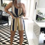 Conjunto listras amarelo - TAMANHO P