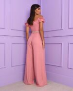 Conjunto pantalona rosa queimado - TAMANHO P - Imagem 2