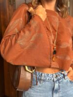 Blusa Gessy marrom - Imagem 3