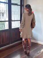 Vestido Duda verde folha seca - Imagem 2