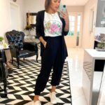 Conjunto blazer e calça preta