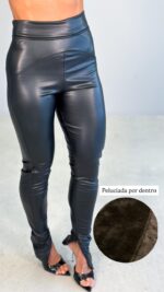 Calça courino Anna 2025 preto - Imagem 3