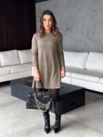 Vestido Daniele verde folha seca