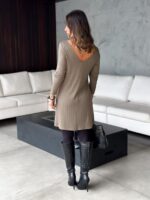 Vestido Daniele verde folha seca - Imagem 2