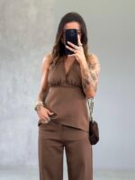 Blusa Suzan marrom claro