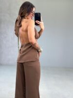 Blusa Suzan marrom claro - Imagem 2