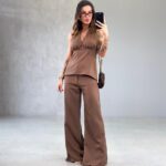 Conjunto Kate marrom - TAMANHO P