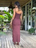 Vestido Kamily marrom - Imagem 2