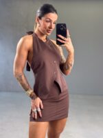 Blusa Marie marrom