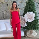 Conjunto Larissa vermelho rubi