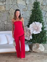 Conjunto Larissa vermelho rubi