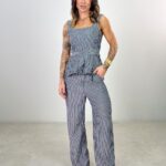 Conjunto Thalita chumbo - TAMANHO P