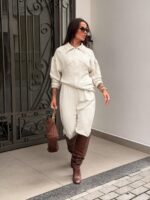 Jaqueta Cintya natural