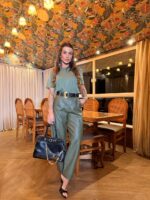 Blusa Lais verde militar