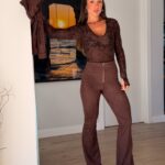 Calça Abigail marrom