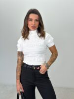Blusa frufru off white
