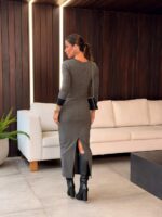 Vestido Alessandra grafite - Imagem 2