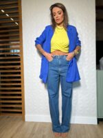 Blazer maxi azul Hailey - Imagem 2