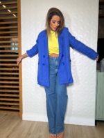 Blazer maxi azul Hailey - Imagem 3